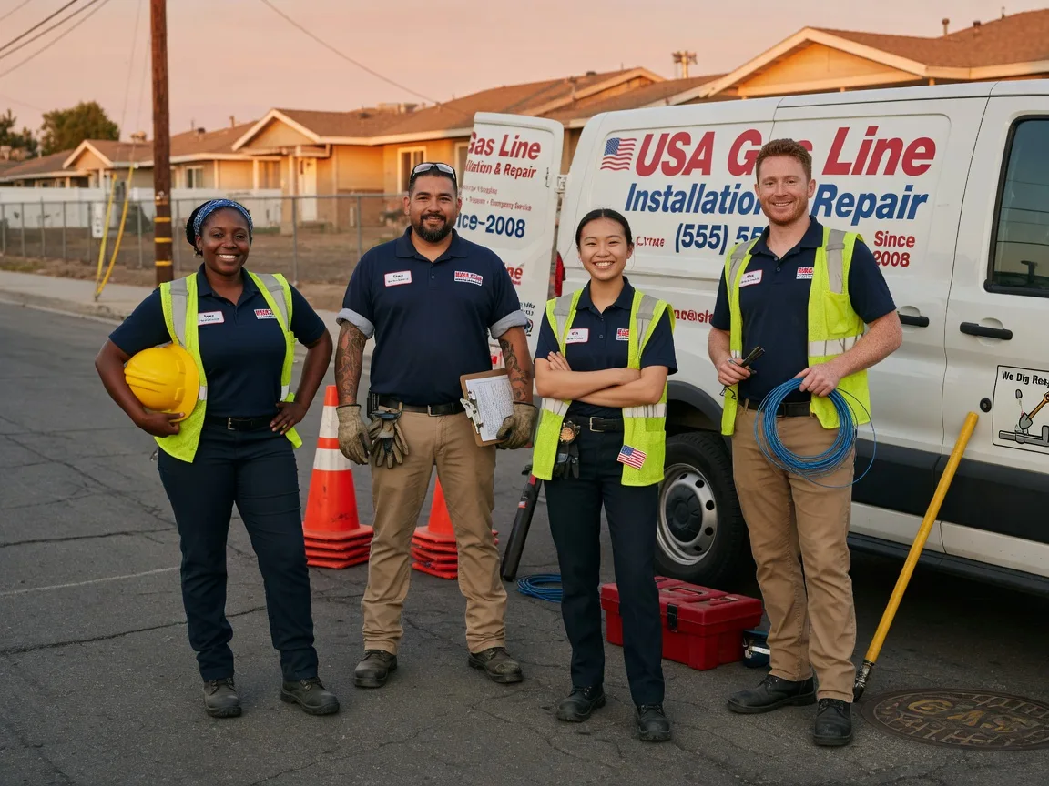 Gas Line Installation company in Martensdale, IA